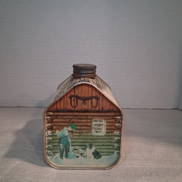 Vtg 1984 Vermont Maine Absolutely Pure Maple Syrup Tin Country Farm House Decor - Picture 4 of 6